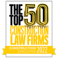 Construction Executive Top 50 Construction Law Firm Logo
